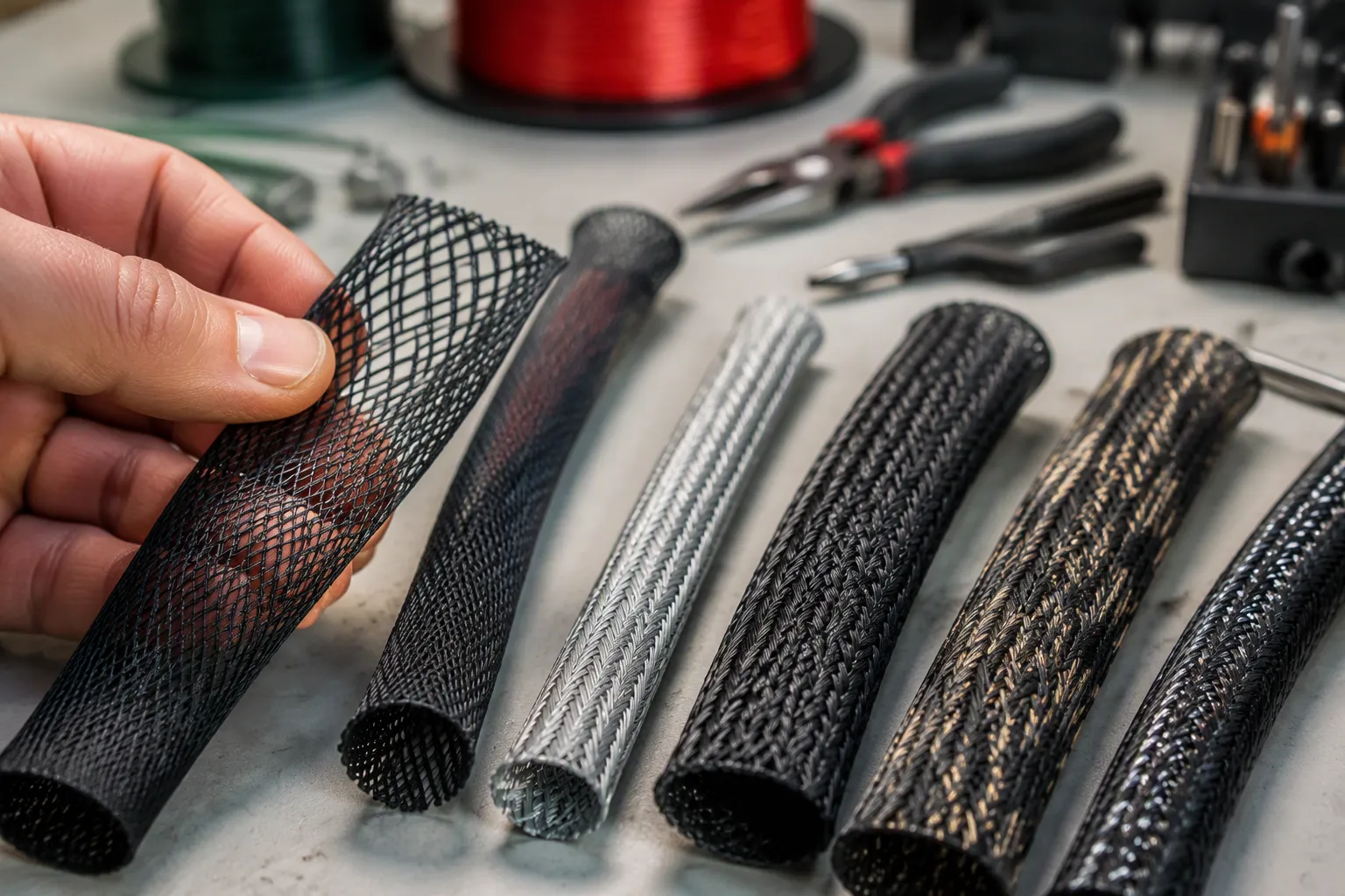 expandable braided sleeving