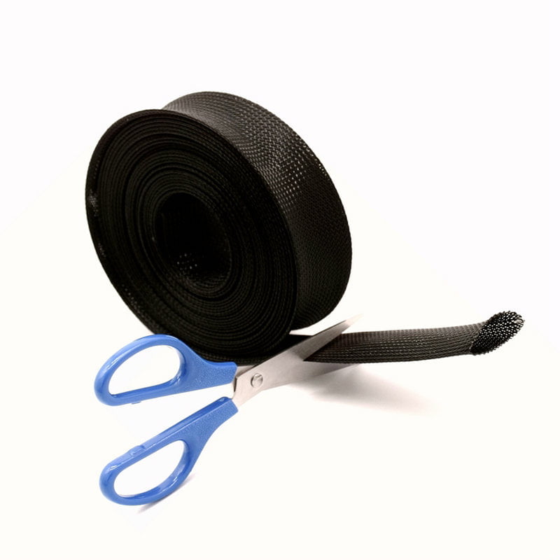 Clean Cut Expandable Braided Cable Sleeving MJ Cable Protection Sleeve