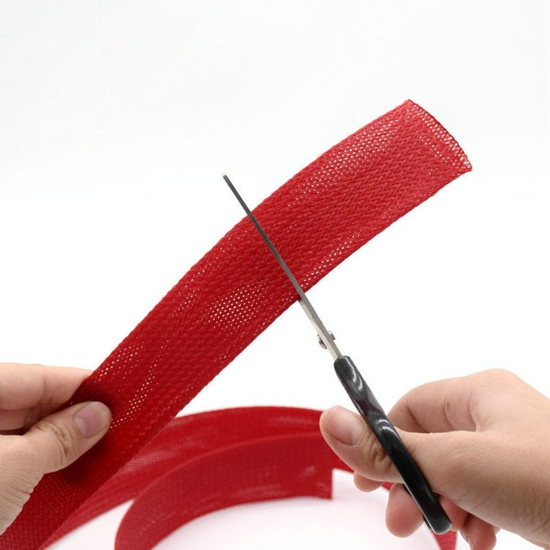 Clean Cut Expandable Braided Cable Sleeving MJ Cable Protection Sleeve