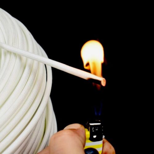 Silicone Coated Fiberglass Braided Sleeve