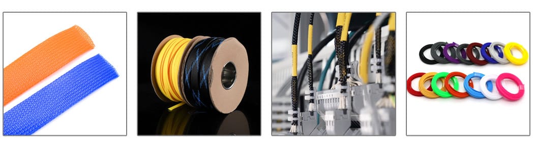 multi color braided sleeving