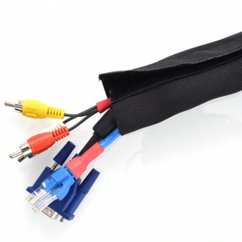 Velcro EMI shielding cable sleeve
