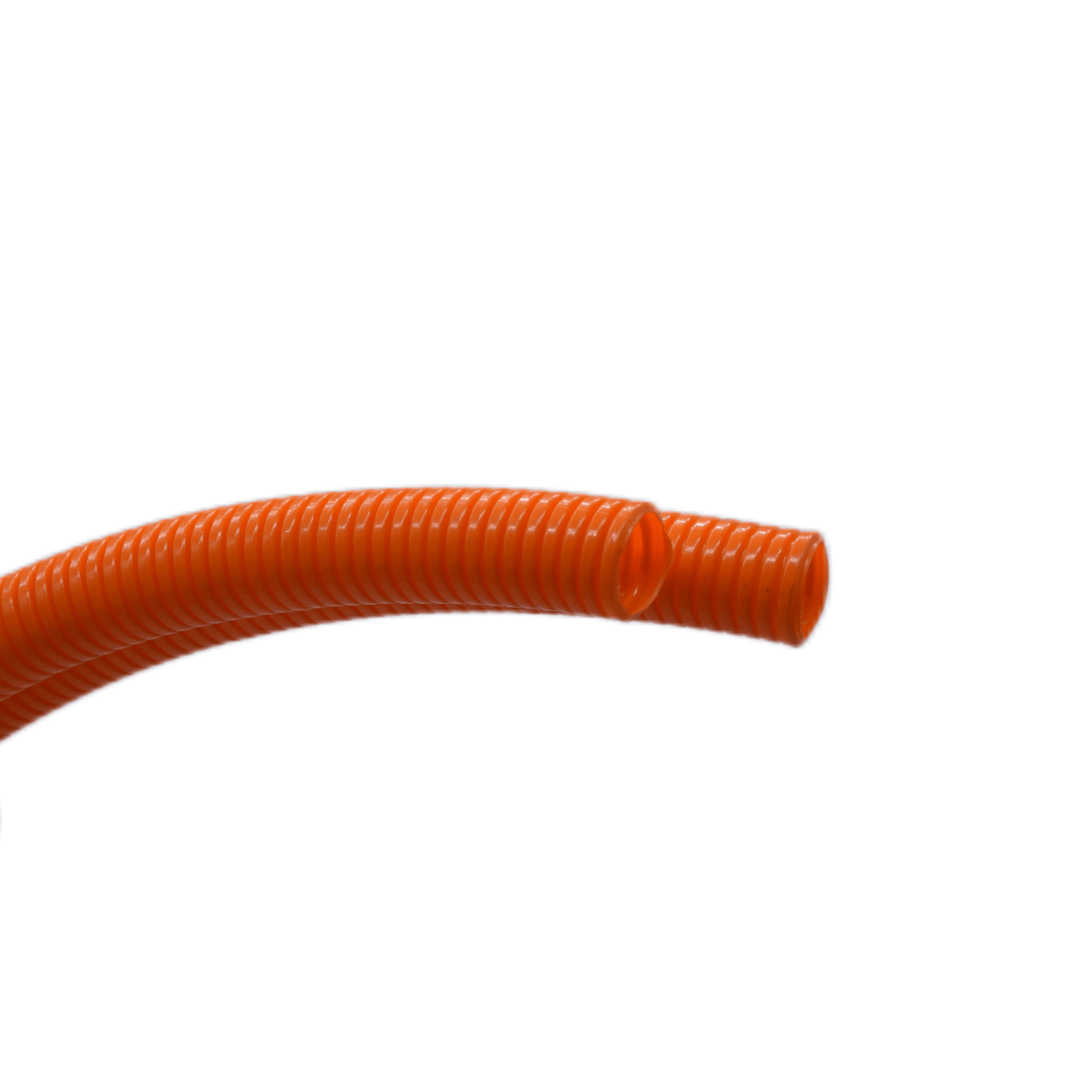Orange Corrugated Wire Loom Conduit MJ Cable Protection Sleeve
