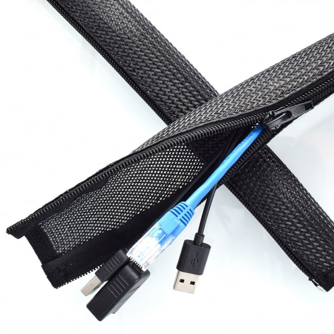Zipper Expandable Cable Sleeving MJ Cable Protection Sleeve