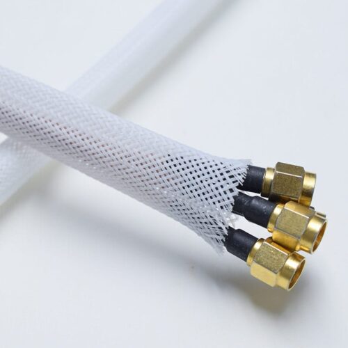 white cable sleeve