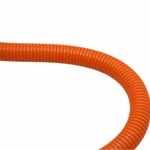 Orange Corrugated Wire Loom Conduit
