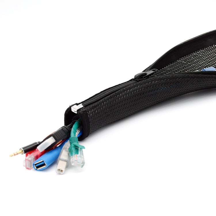 Zipper Expandable Cable Sleeving MJ Cable Protection Sleeve