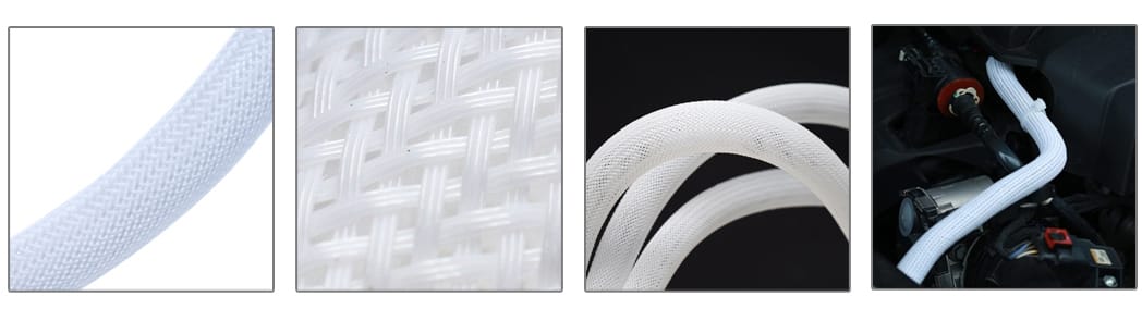 white braided sleeving top picture