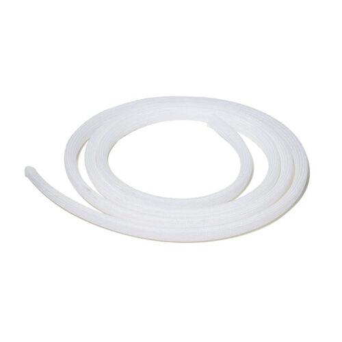 white wire braided sleeve