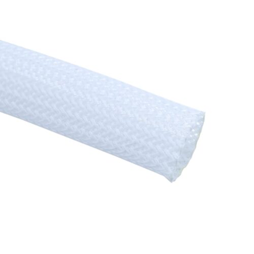 white wire braided sleeve1