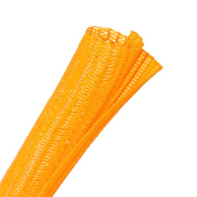 orange split braided sleeving