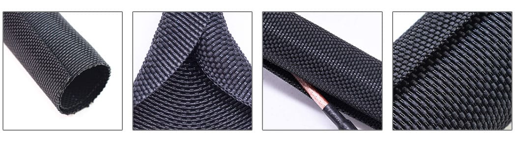 split woven braided sleeve
