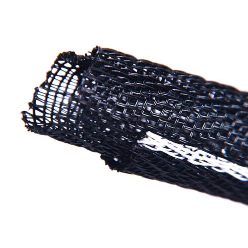 White Edge Braided Sleeving