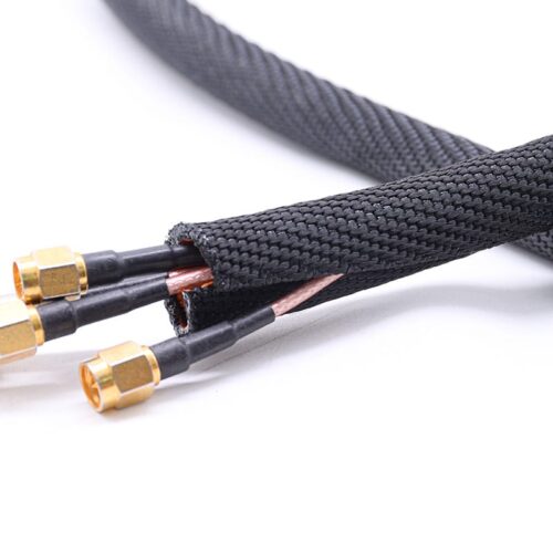 double layer black split sleeving