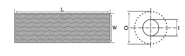 rodent resistant cable sleeve drawing