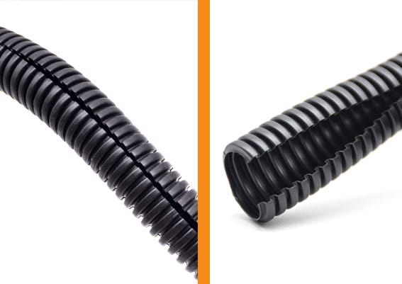 Split Black Tubing