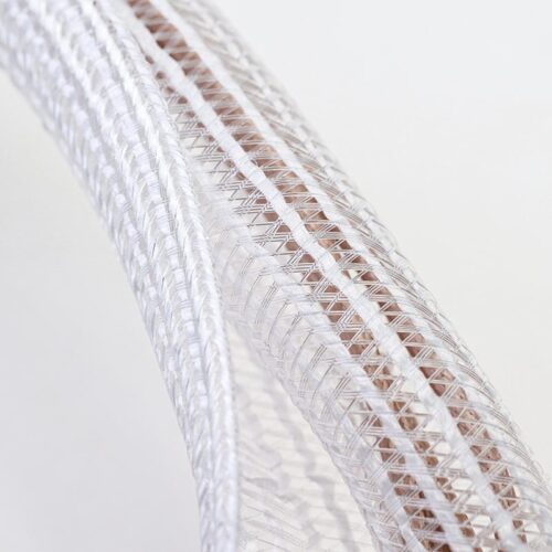 clear braided split loom