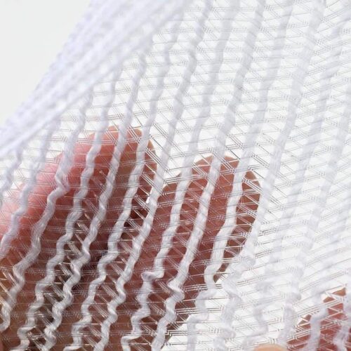 clear white braided wire tubing