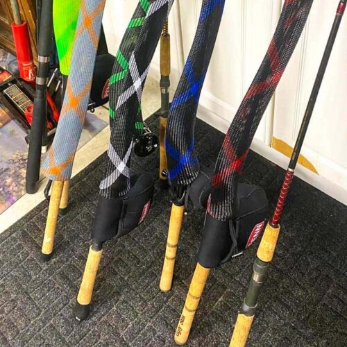 fishing pole rod sleeves