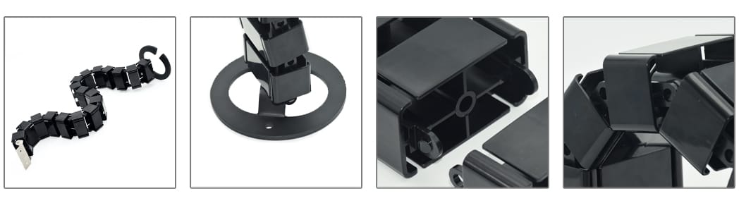 Under Desk Vertebrae Management Kit Cable Spine