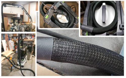cable management for vacuum cleaners